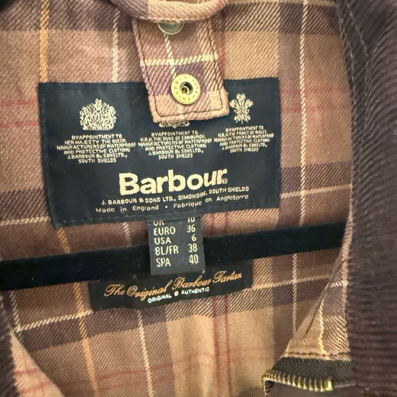 Barbour. Beadnell Waxed Jacket. Brown. US 6. - Picture 10 of 12